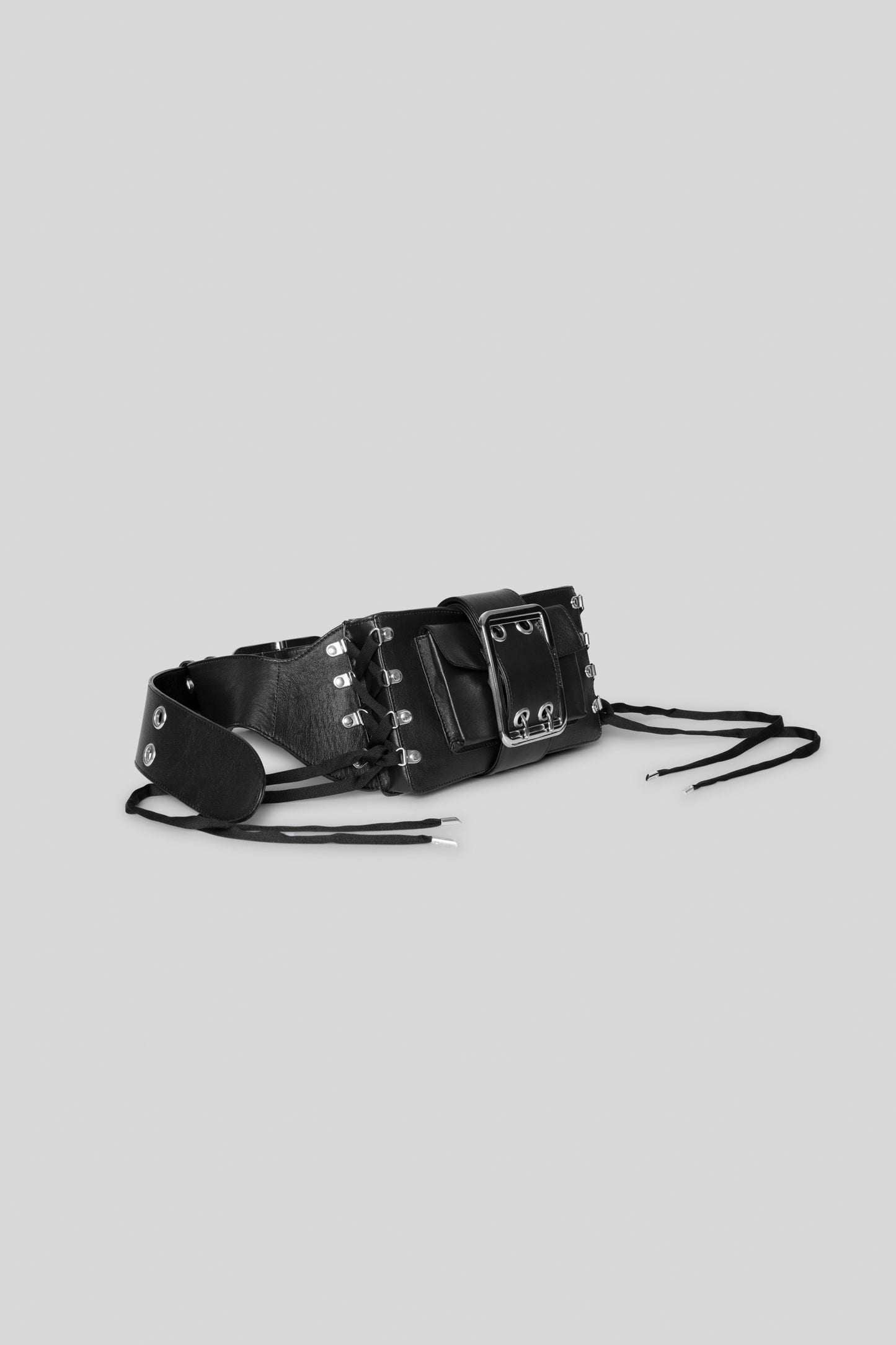 Upcycled Leather Crossbody Bag by Mateo Velasquez