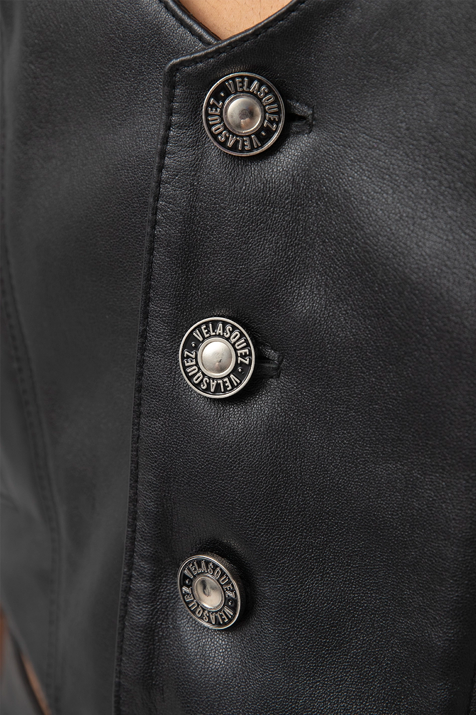 Leather Upcycled Vest