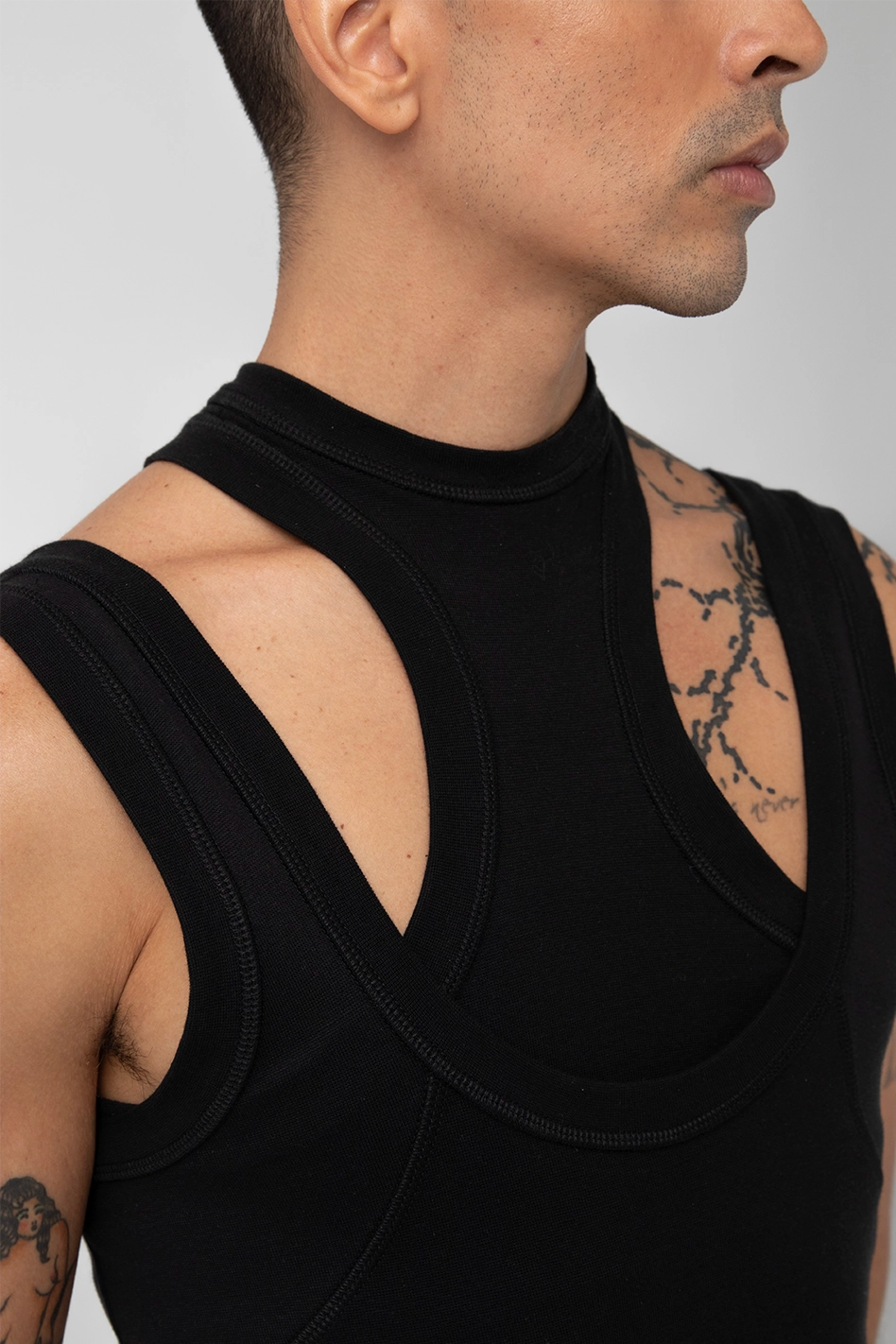 Cut Outs Tank Top