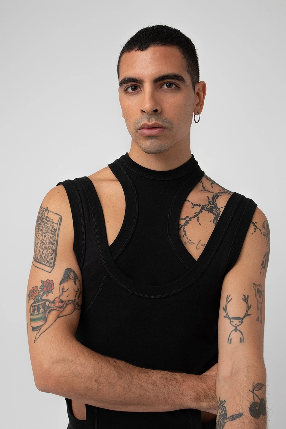 Cut Outs Tank Top
