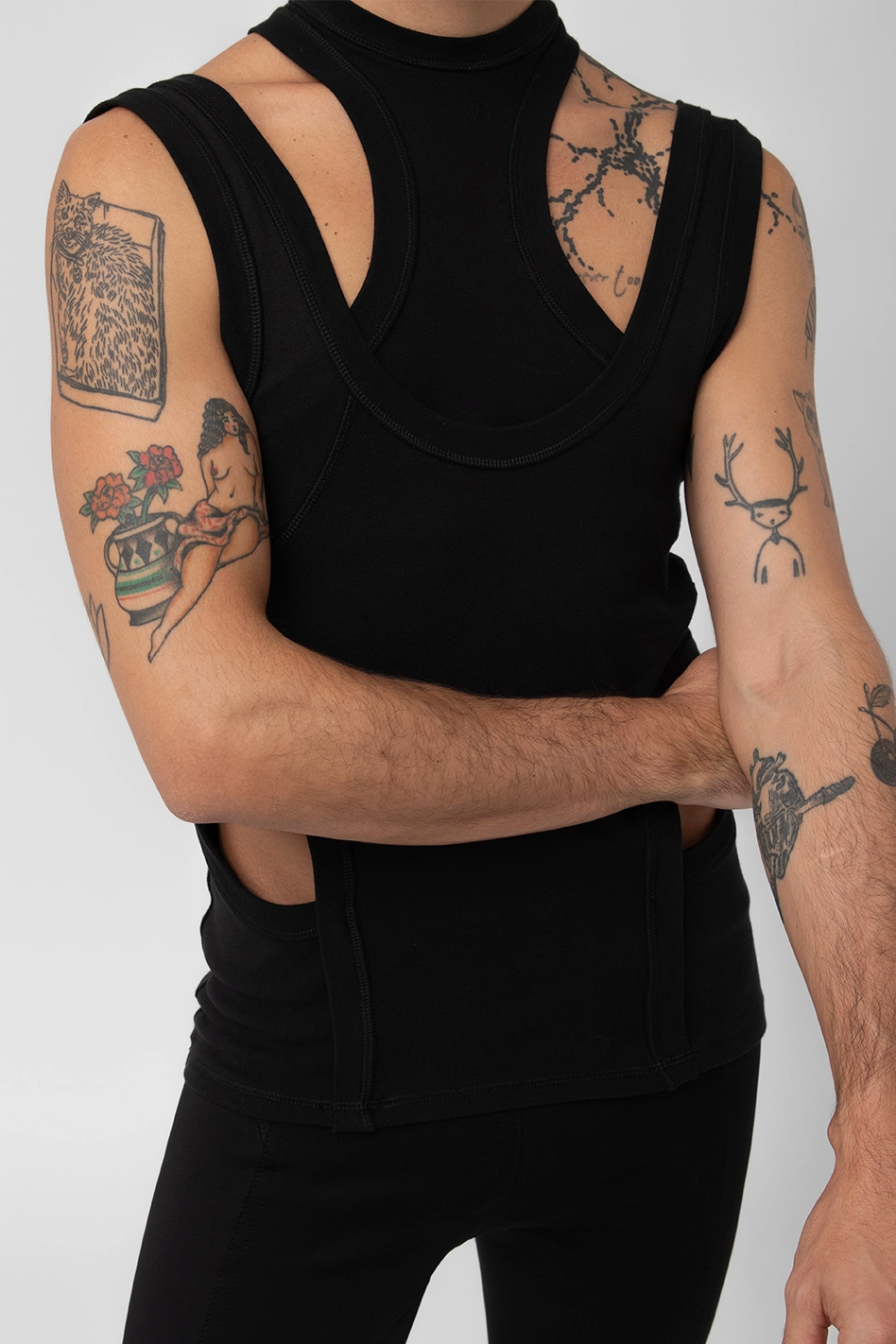 Cut Outs Tank Top